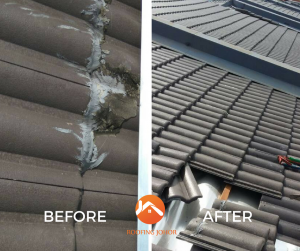 Taman Daya Johor roofing services Before after