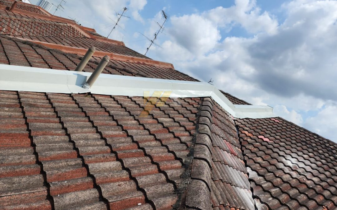 Roof leak repair at Taman Setia Indah