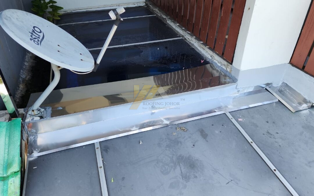 Awning leaking Solution – Stainless Steel Capping Installation